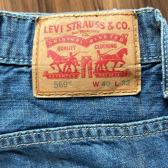 Levi's Mens 569 Loose Straight Jeans - Picture 1 of 5